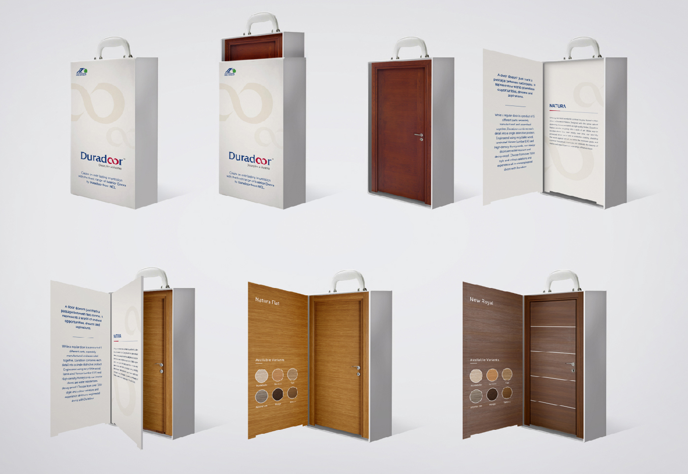 Door sample brochure designing for Duradoor